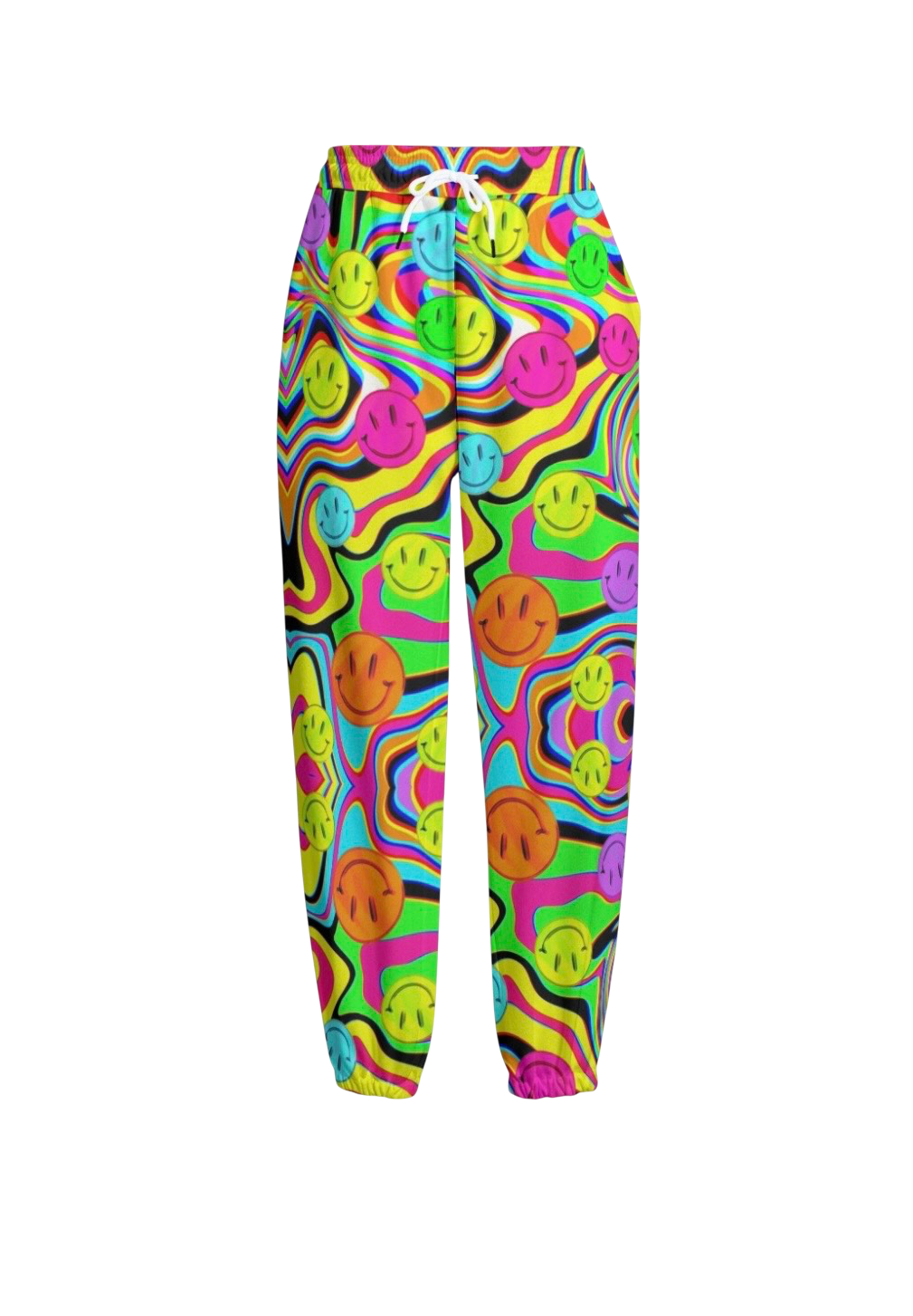 Trippy Drip Knitted Cuffed Ankle Grazer Joggers