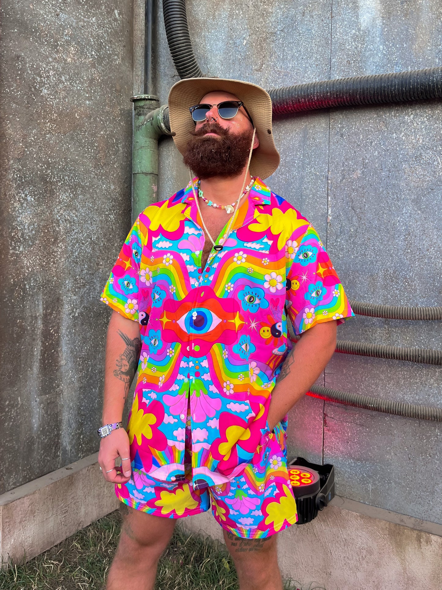 Cosmic Gaze Luxe Lounge Shirt