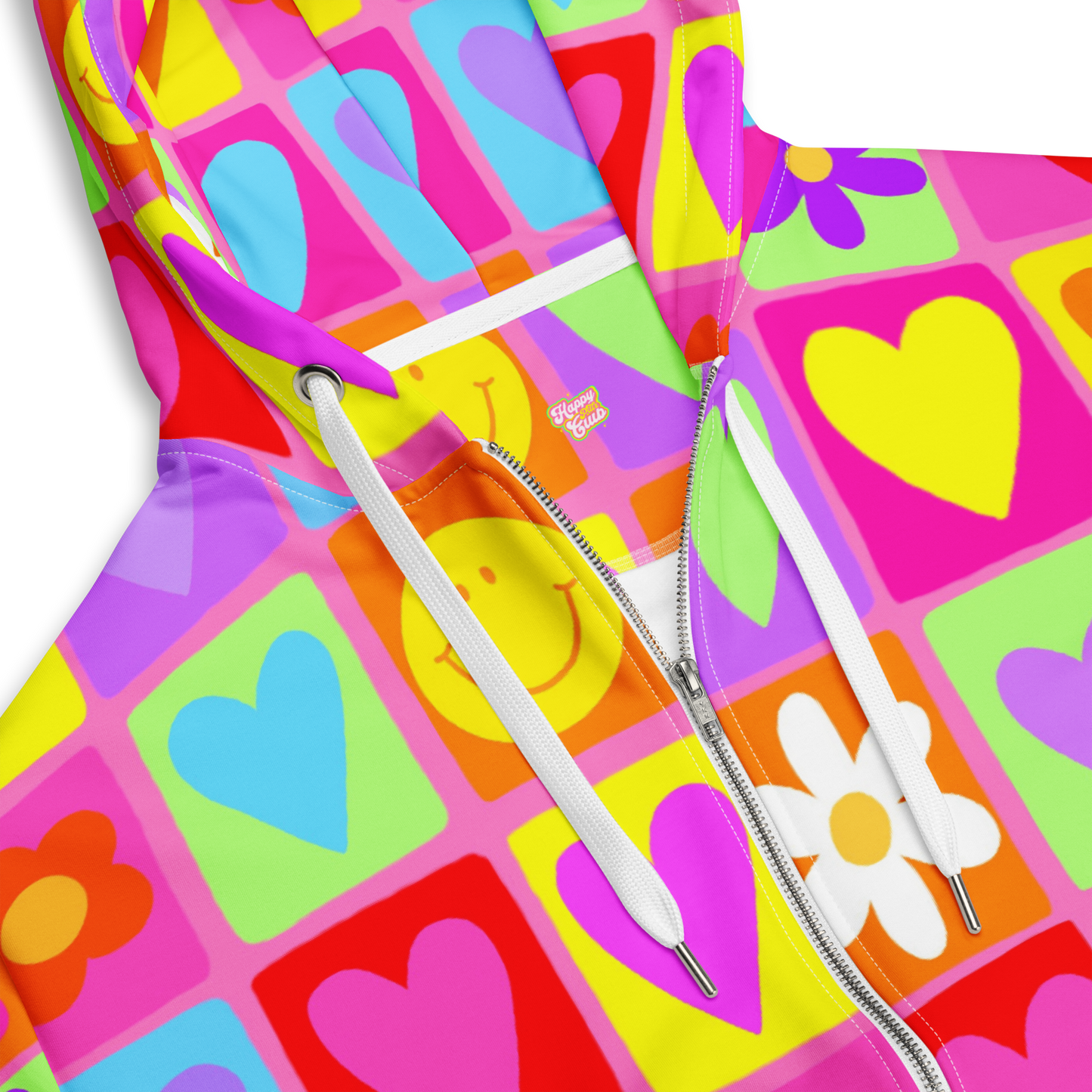 Happy Daze Zip Up Hoodie