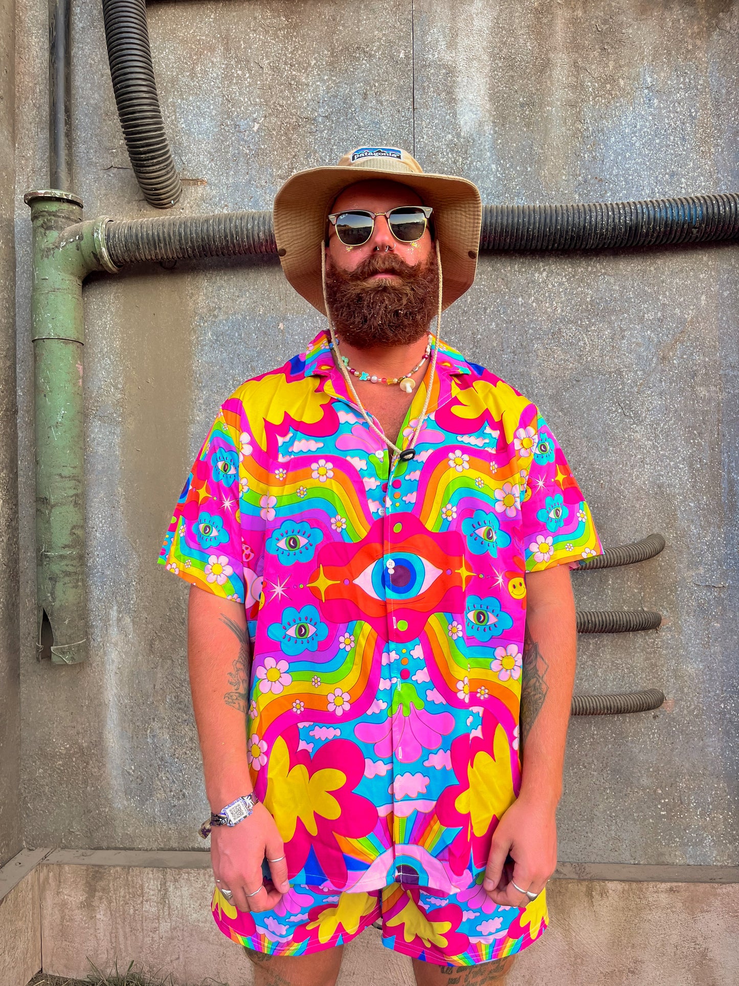 Cosmic Gaze Luxe Lounge Shirt
