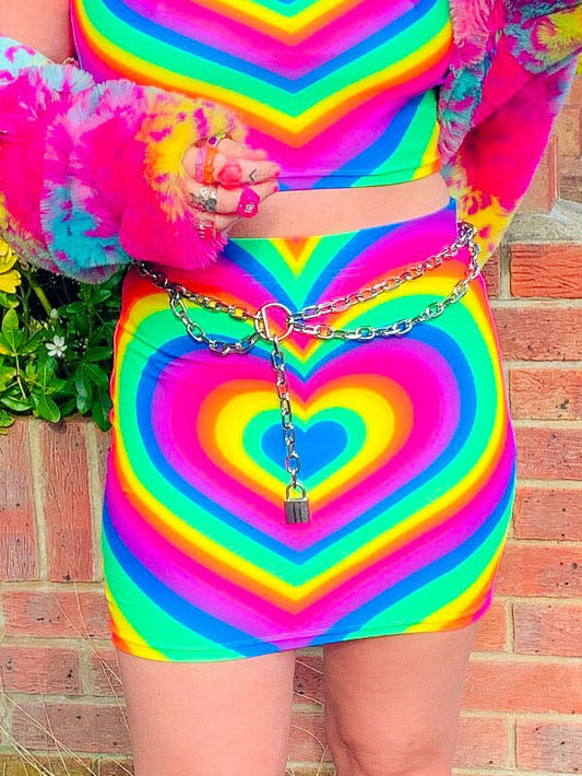 Loved Up Mini Skirt
