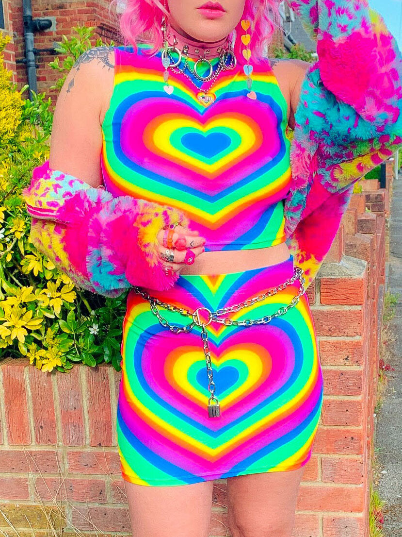 Loved Up Mini Skirt