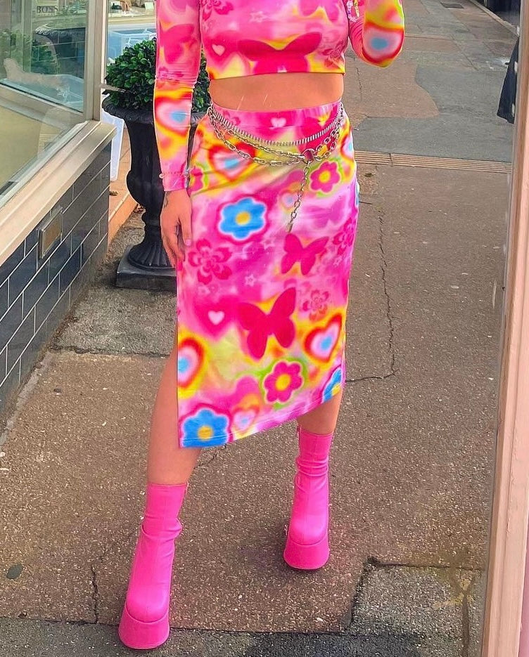 Angel Energy Midi Skirt