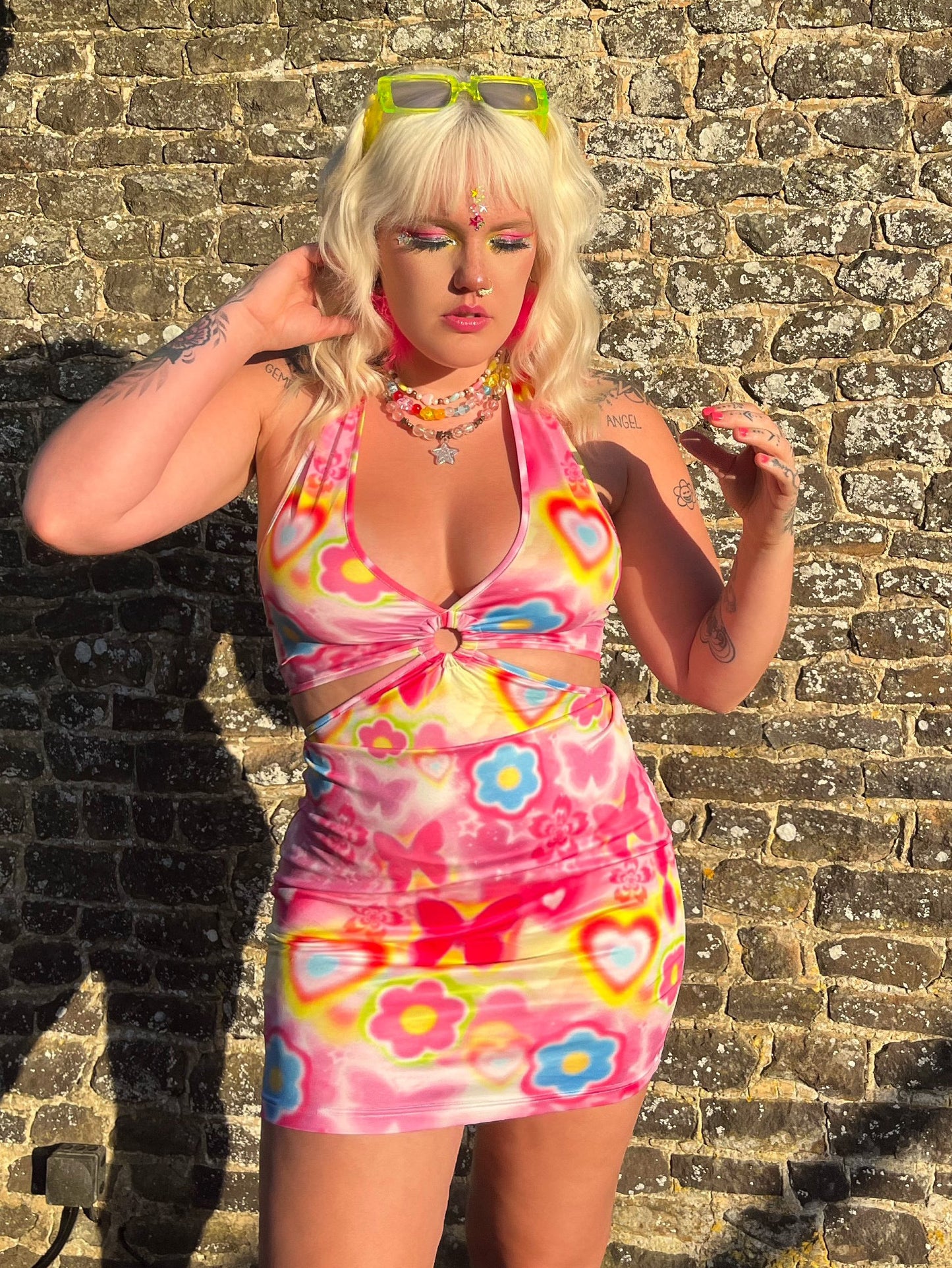 Angel Energy Halter Neck Dress