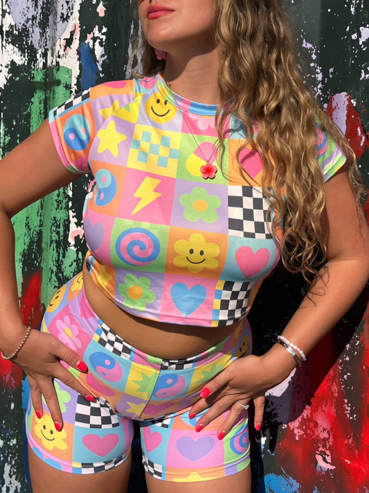 Vibe Check Cropped Tee