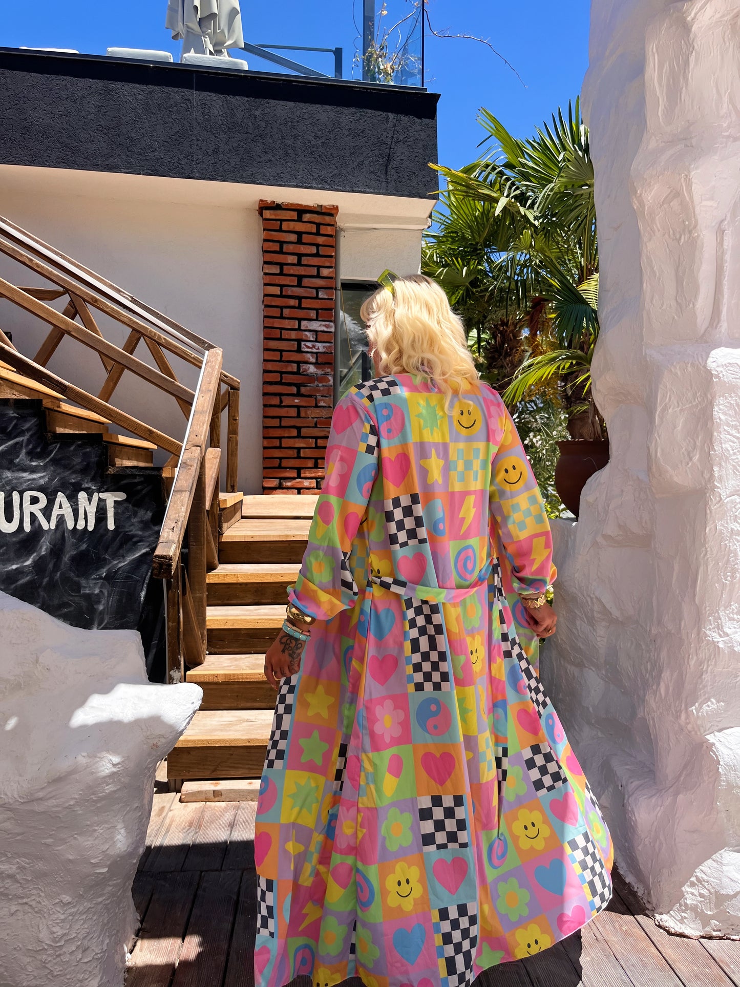 Vibe Check Maxi Chiffon Kimono Style Jacket