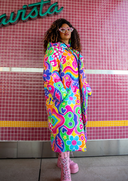 Groovy Love Long Puffer Jacket