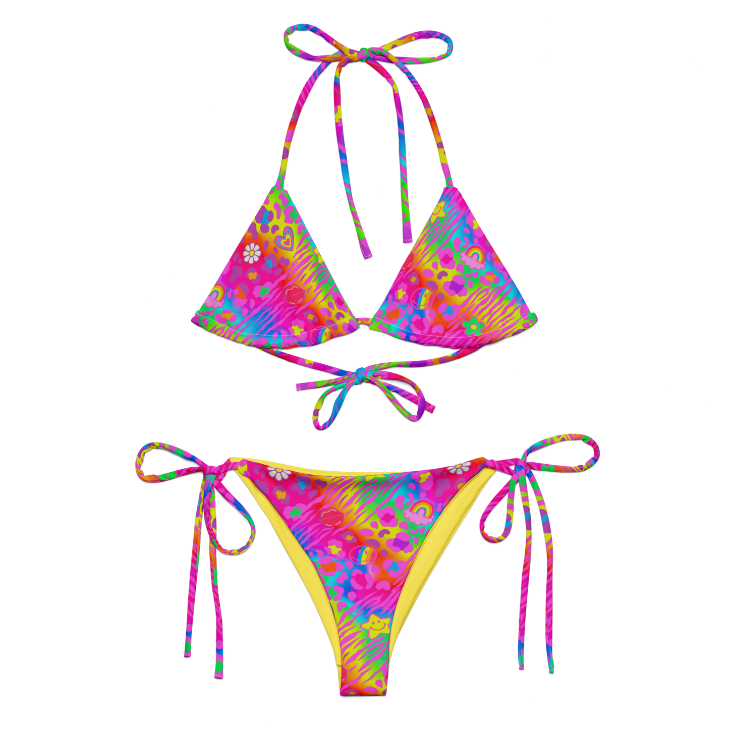 Wild Side Triangle Bikini Set