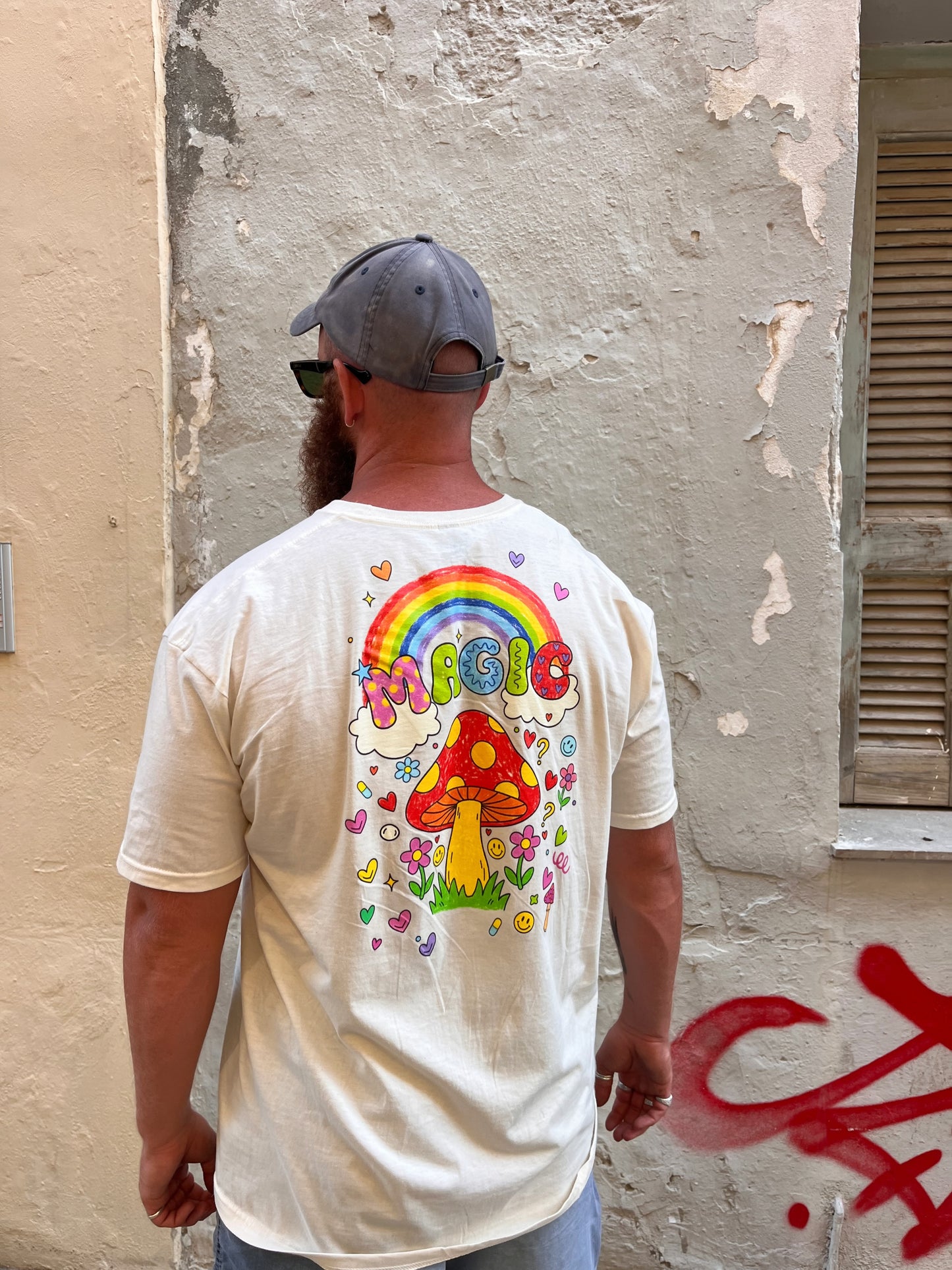 Mushroom T-shirt (Cream)