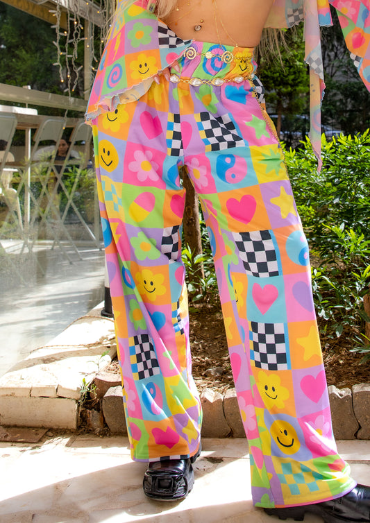 Vibe Check Wide Leg Trousers