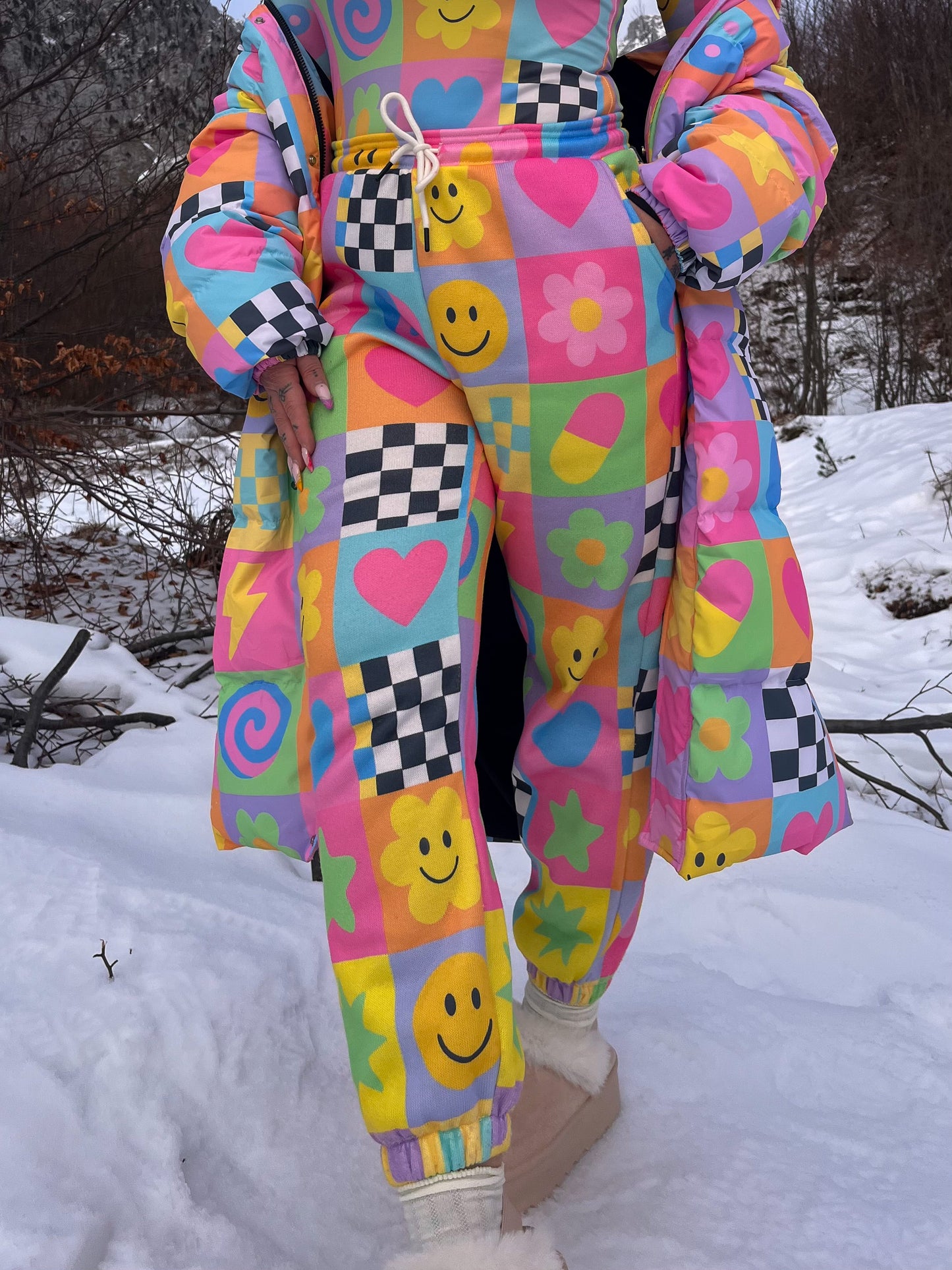 Vibe Check Knitted Cuffed Ankle Grazer Joggers