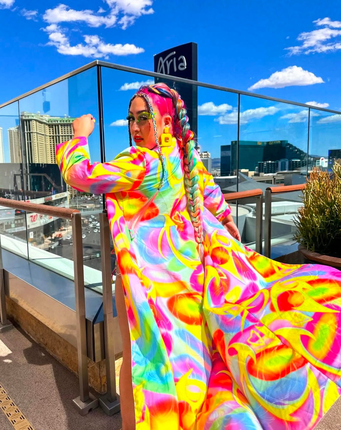 Aura Maxi Chiffon Kimono Style Jacket