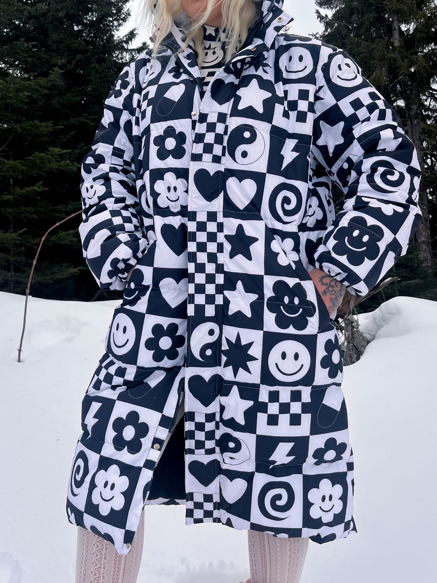 Chill Pill Long Puffer Jacket