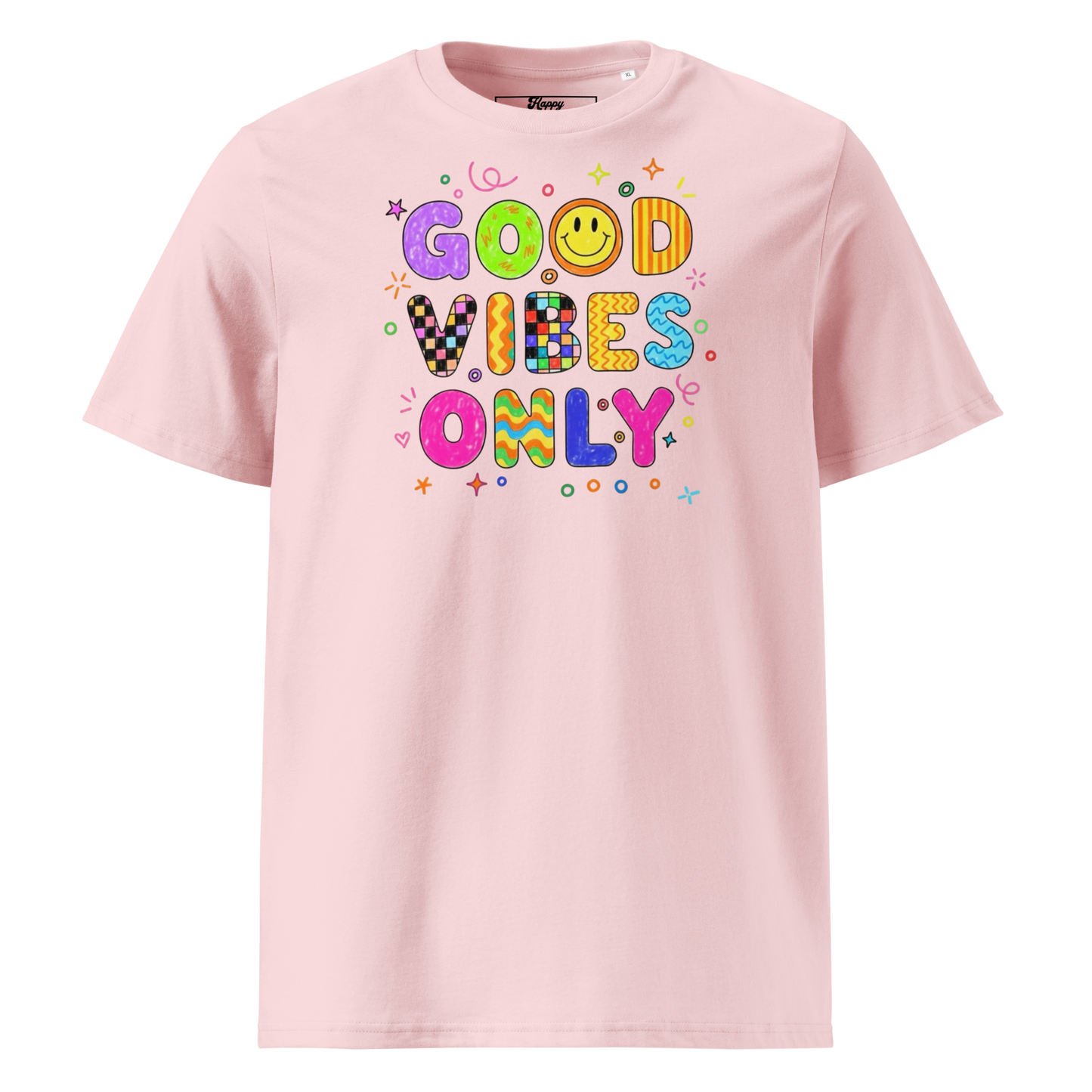 Good Vibes Only T-shirt (Pink)