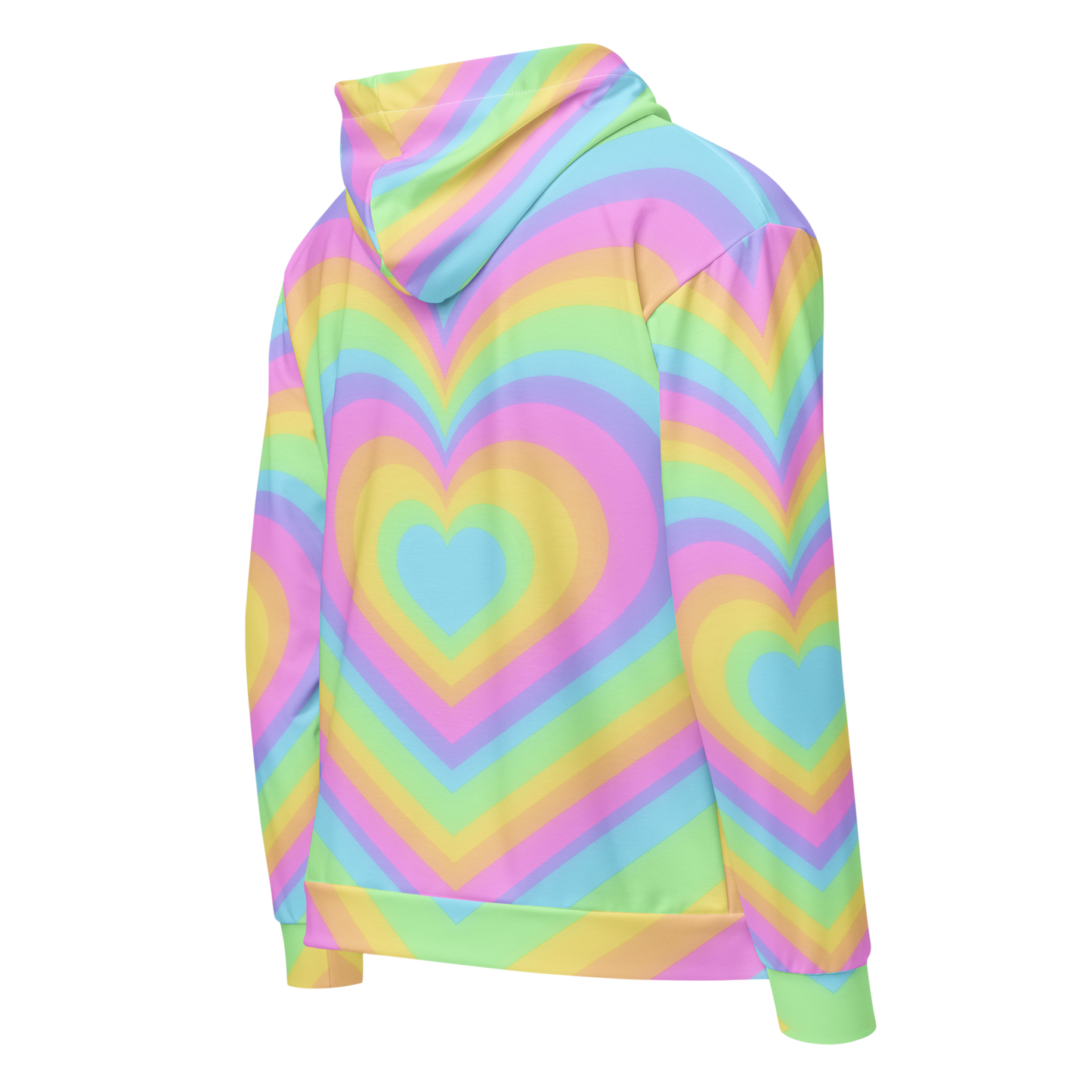 Loved Up Zip Up Hoodie (Pastel)