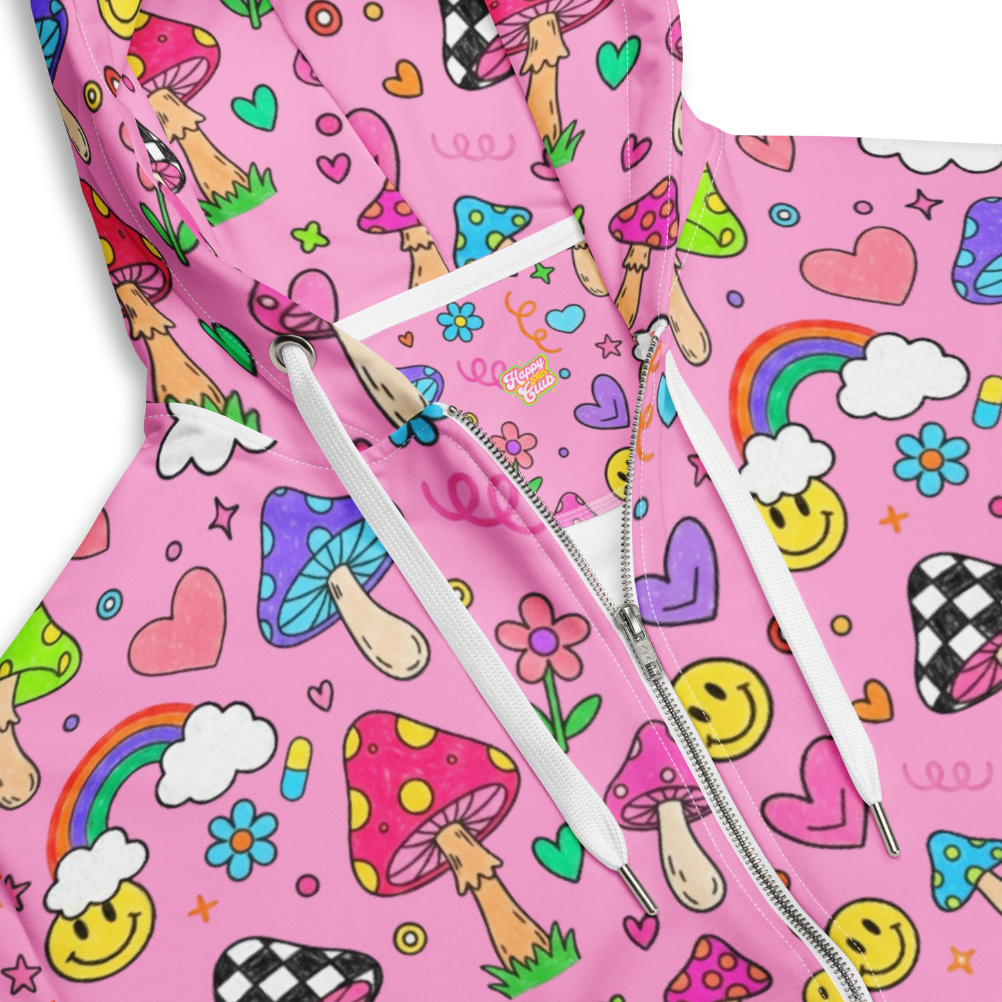 Groovy Shroom Zip Up Hoodie