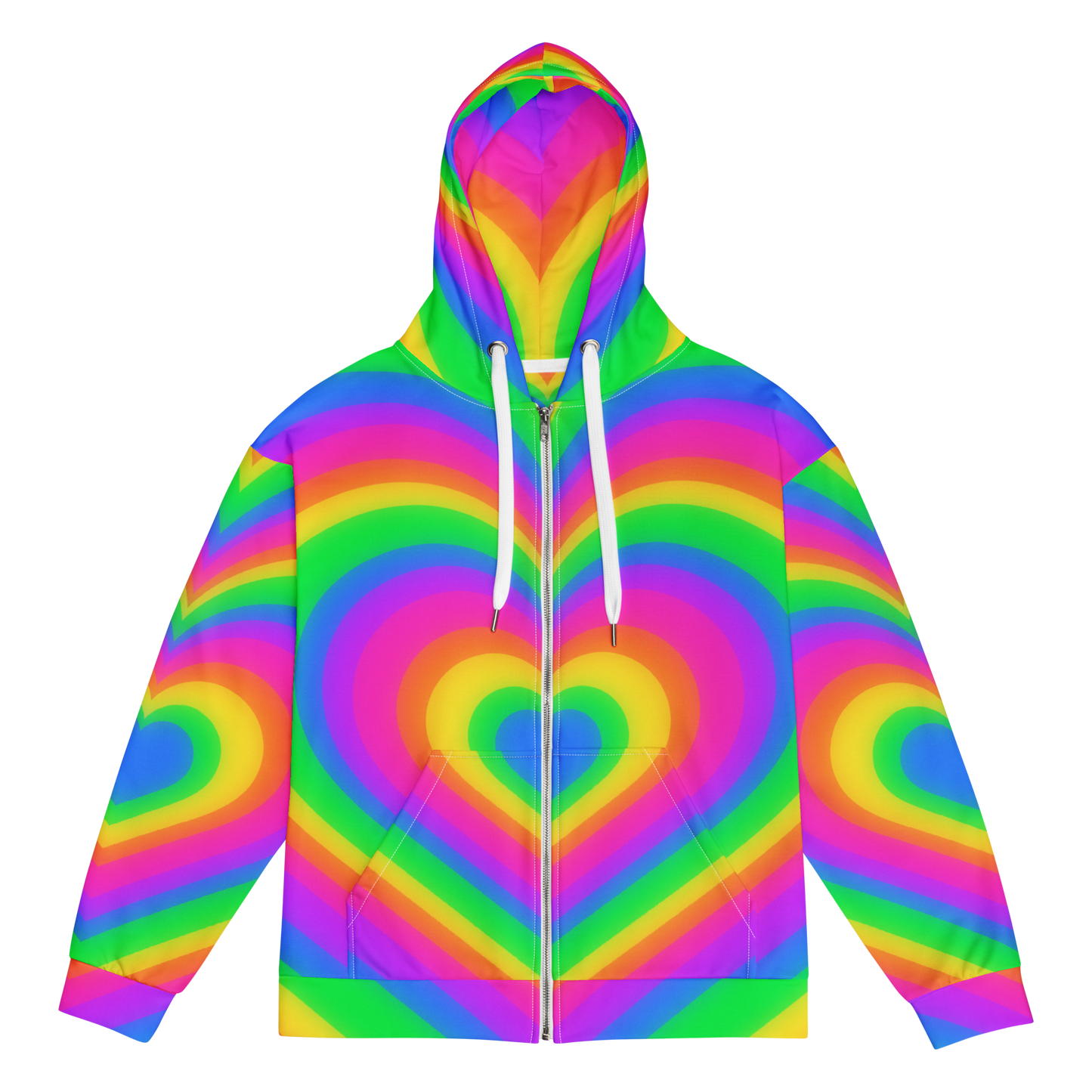Loved Up Zip Up Hoodie