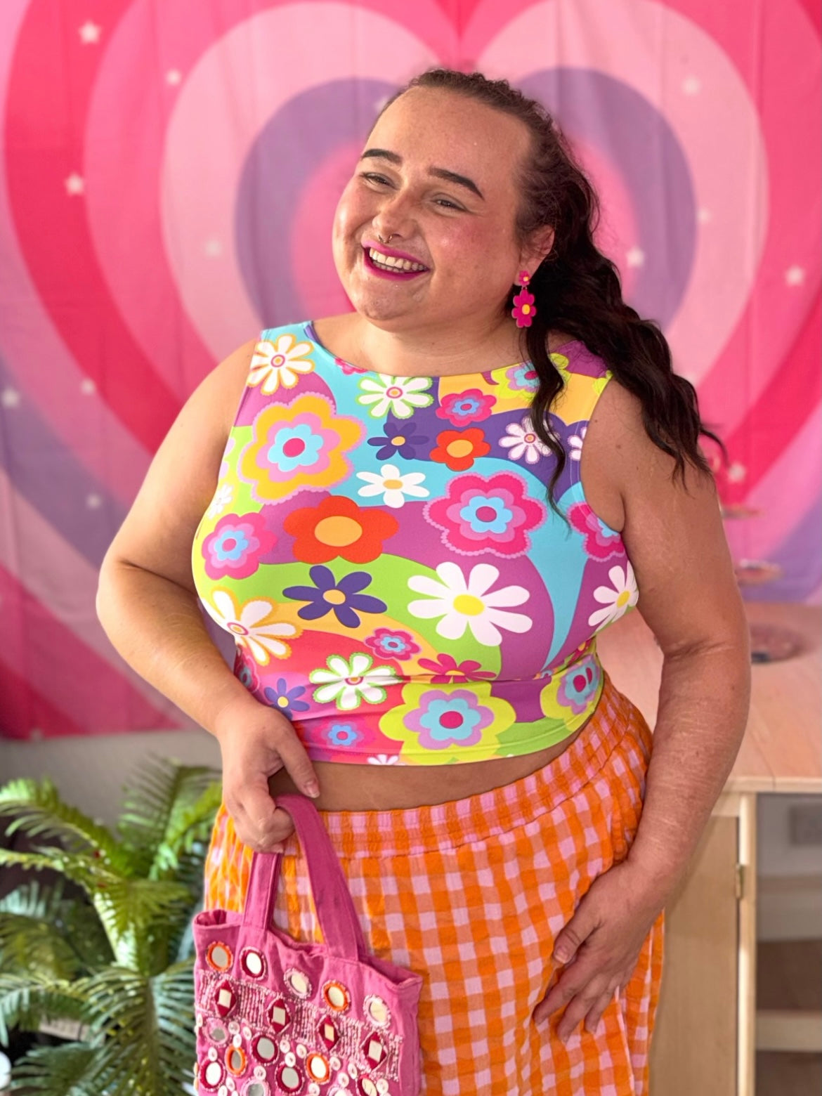 Disco Daisy Reversible Tank Top