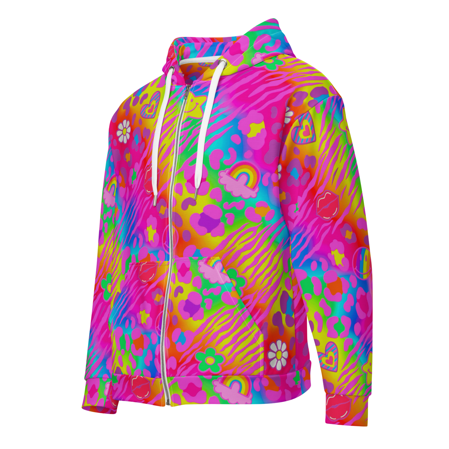 Wild Side Zip Up Hoodie