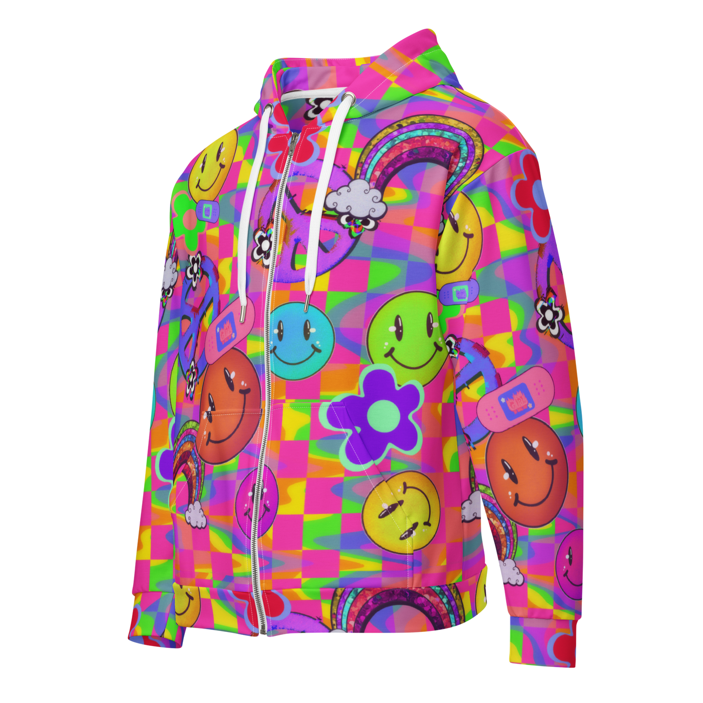 Hazy Daze Zip Up Hoodie