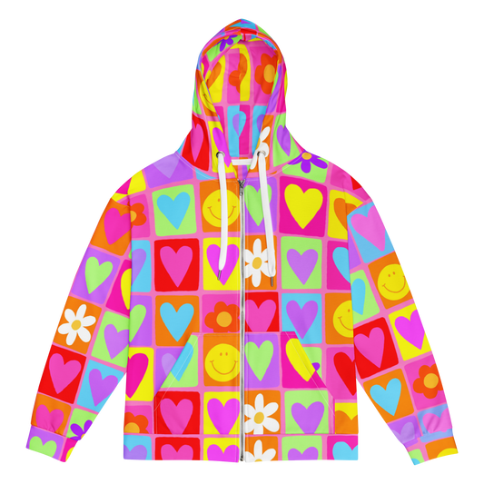 Happy Daze Zip Up Hoodie