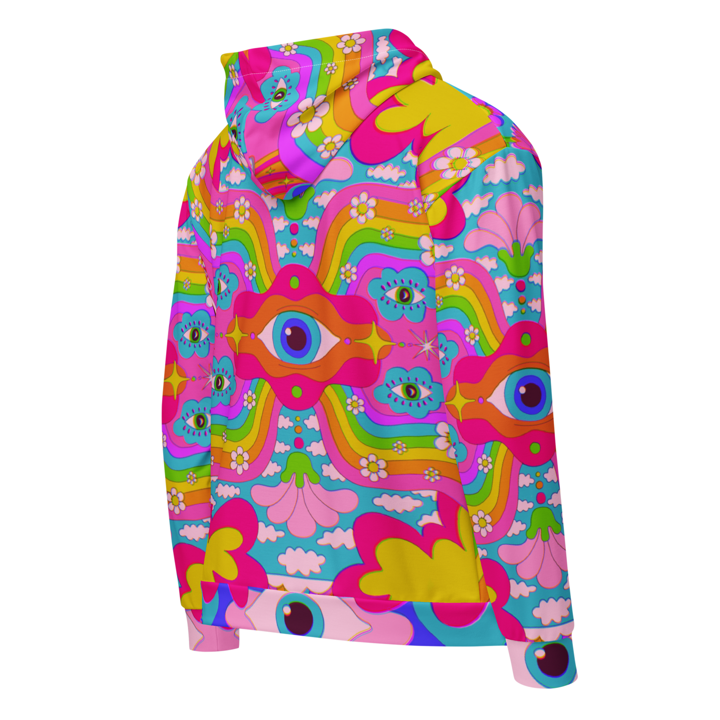 Cosmic Gaze Zip Up Hoodie