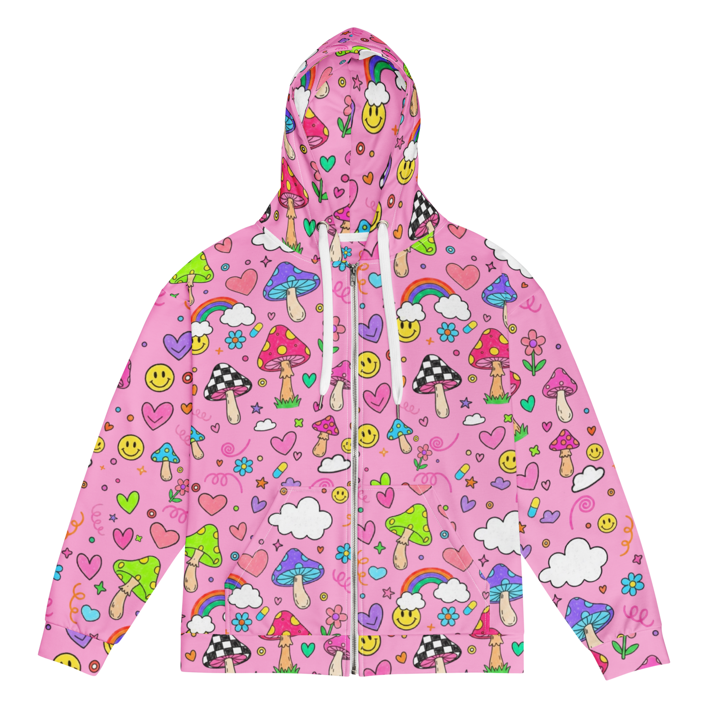 Groovy Shroom Zip Up Hoodie