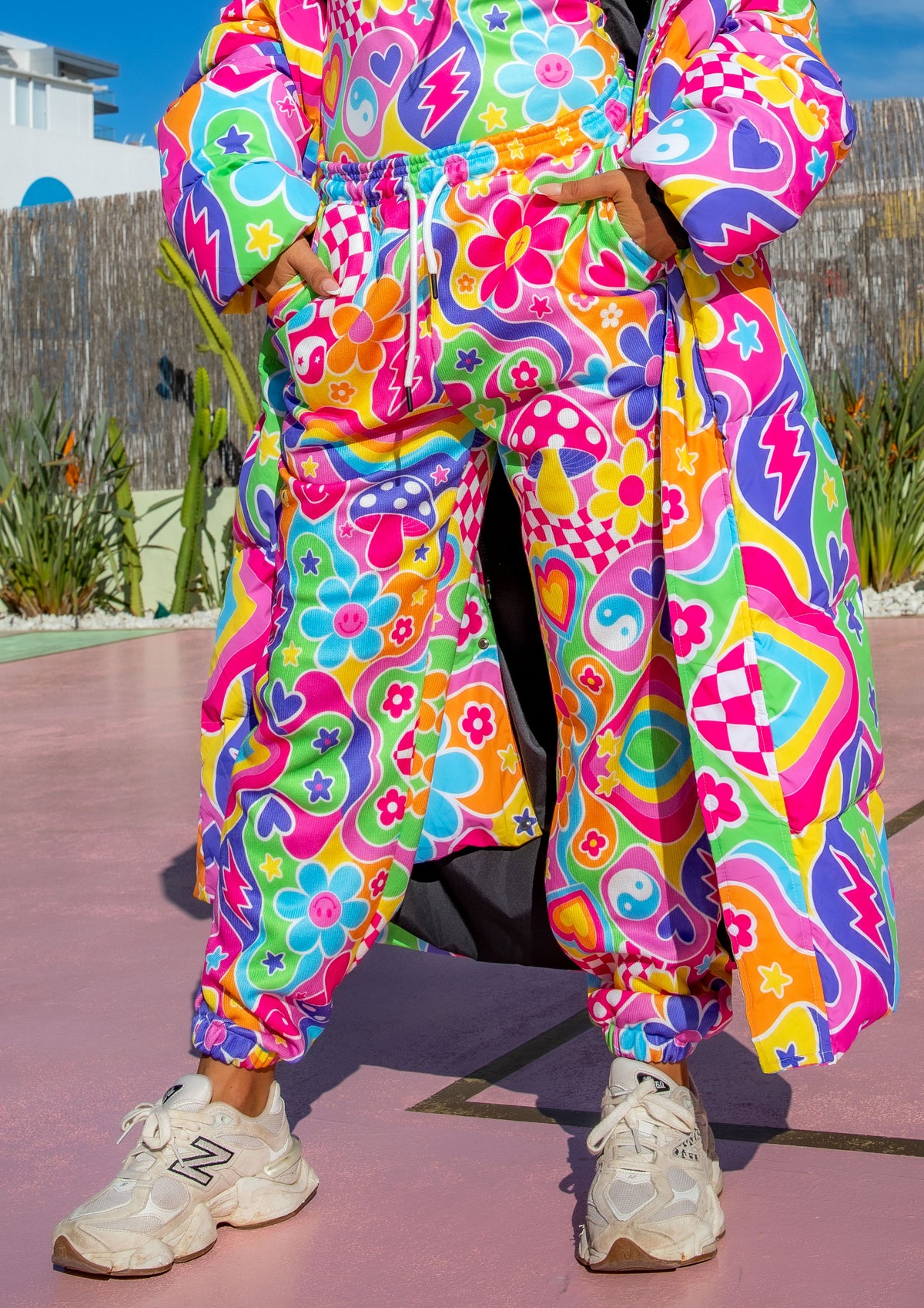 Groovy Love Knitted Cuffed Ankle Grazer Joggers