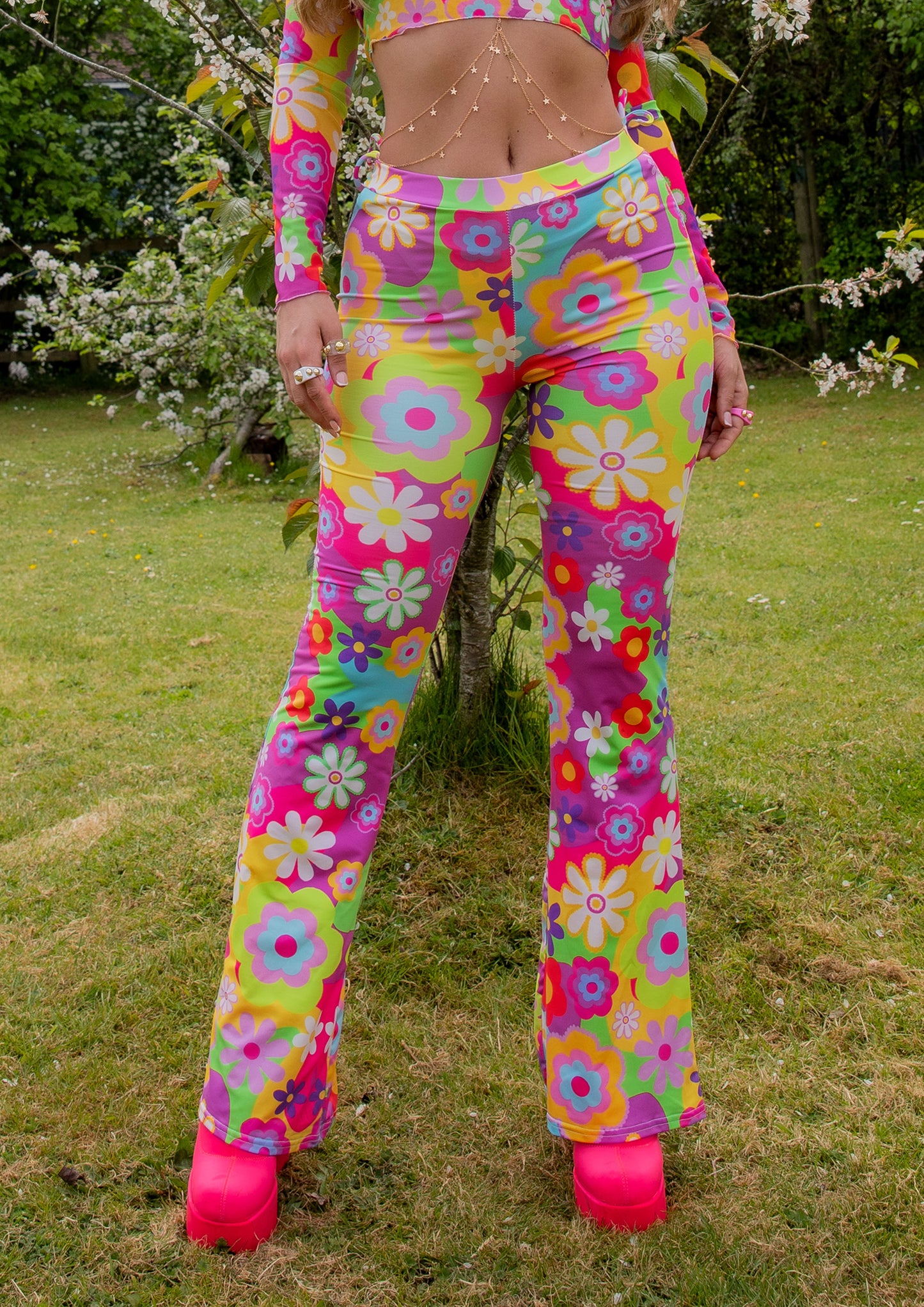 Disco Daisy Bell Bottom Flares