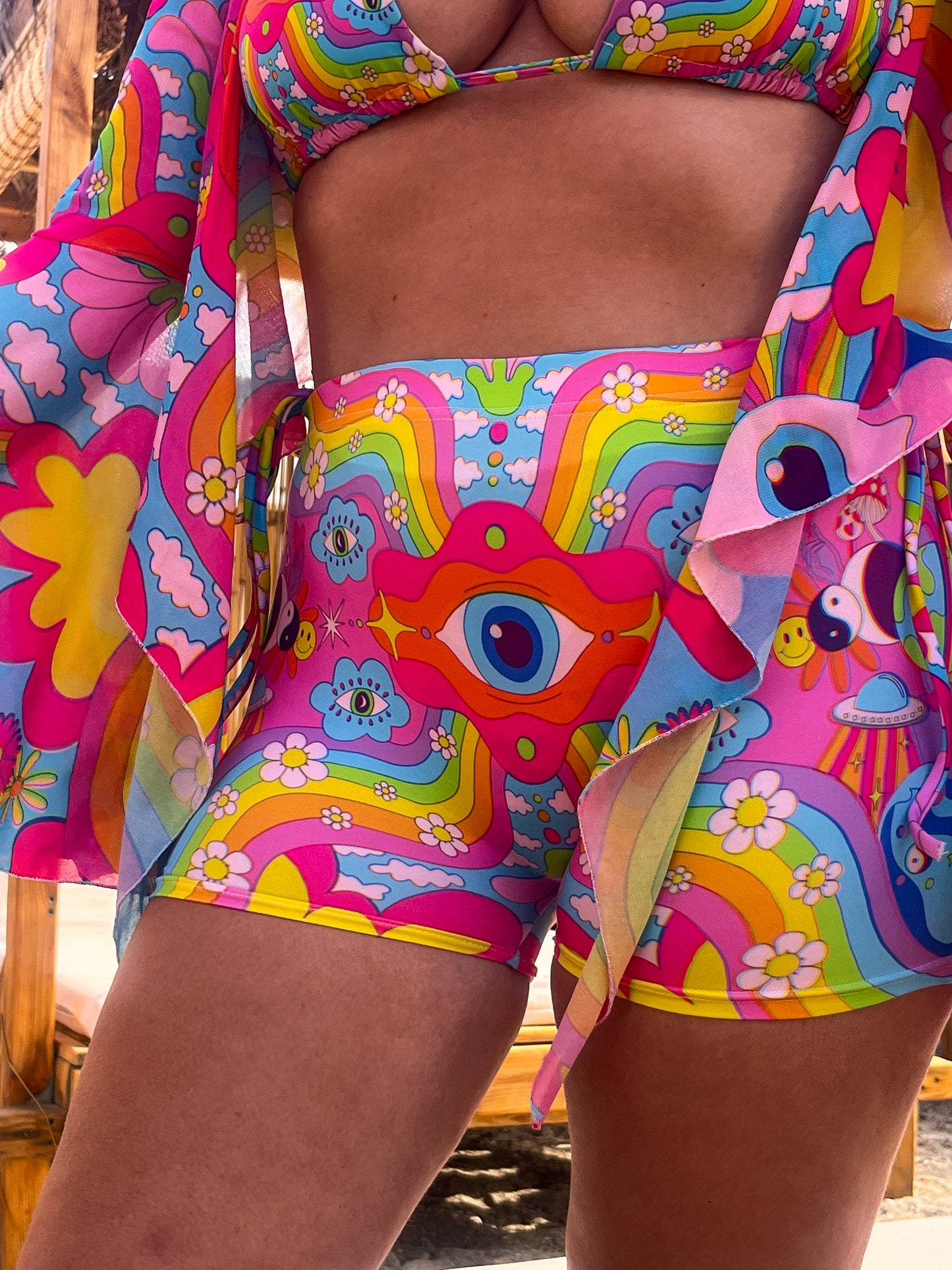 Cosmic Gaze Hot Pants