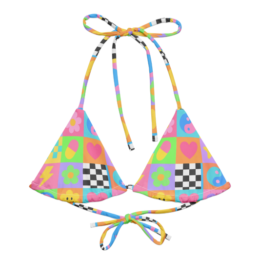Vibe Check Triangle Bikini Top