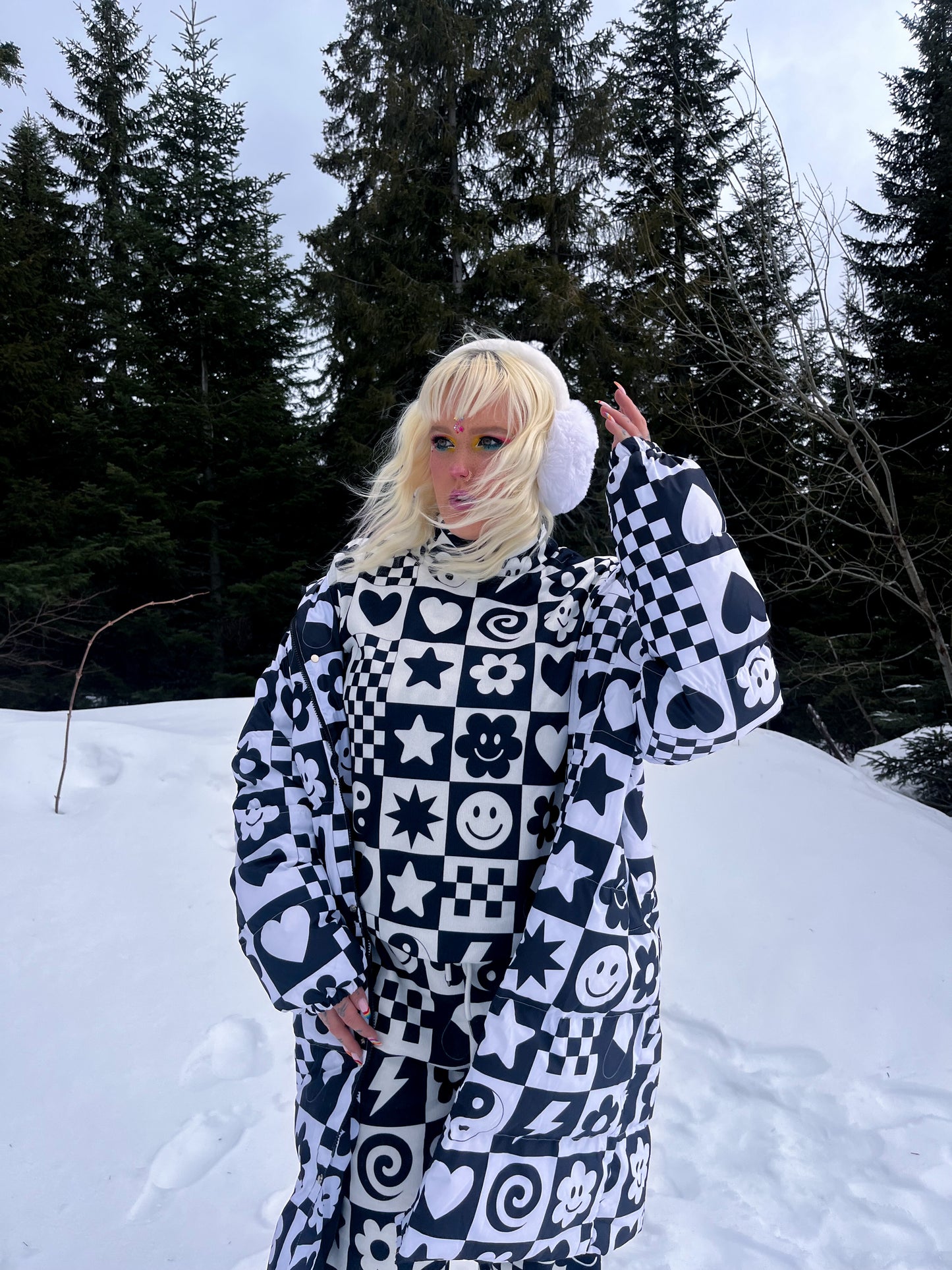 Chill Pill Knitted Roll Neck Fitted Sweater