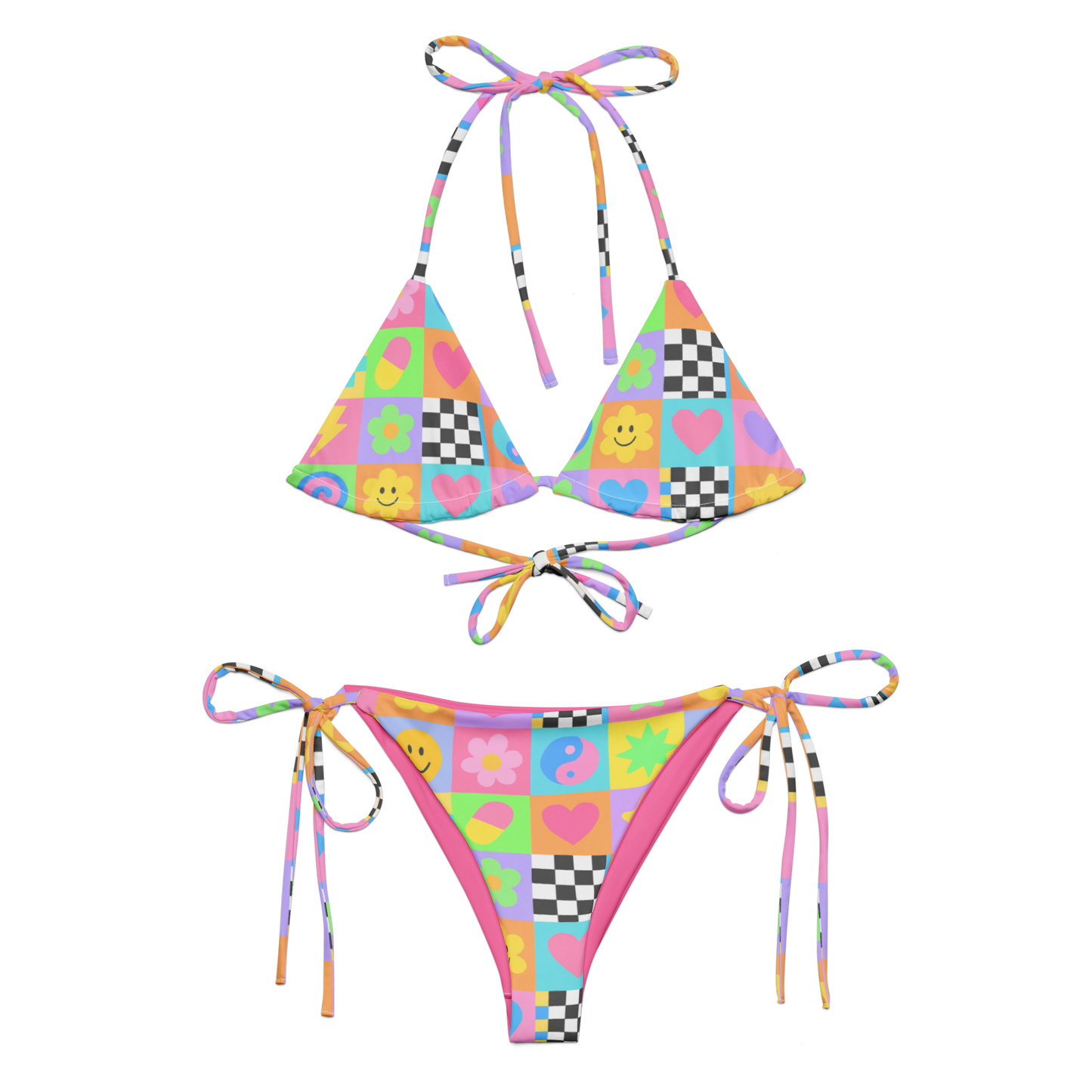 Vibe Check Triangle Bikini Set