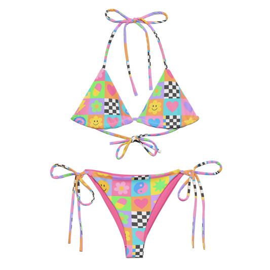 Vibe Check Triangle Bikini Set