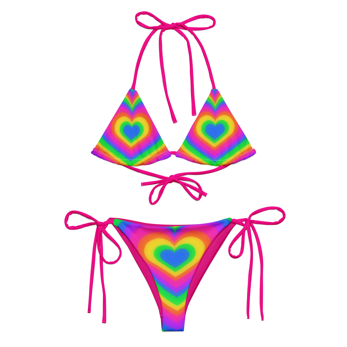 Loved Up Triangle Bikini Set
