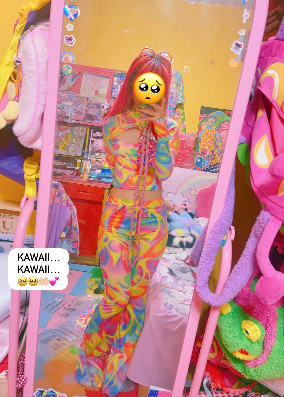 Aura Long Sleeve Cut Out Crop Top