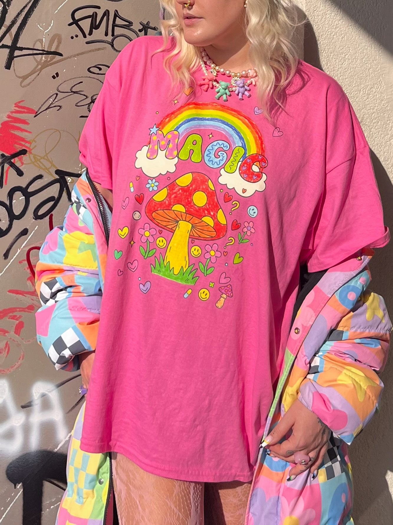 Mushroom T-shirt (Pink)
