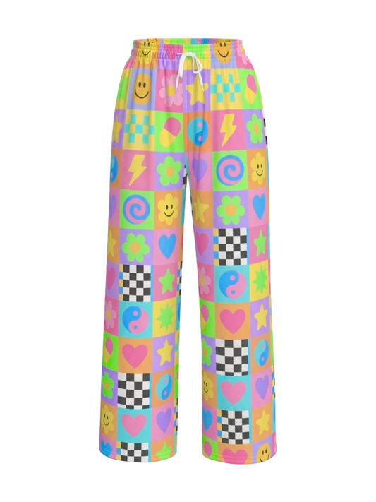 Vibe Check Knitted Wide Leg Joggers