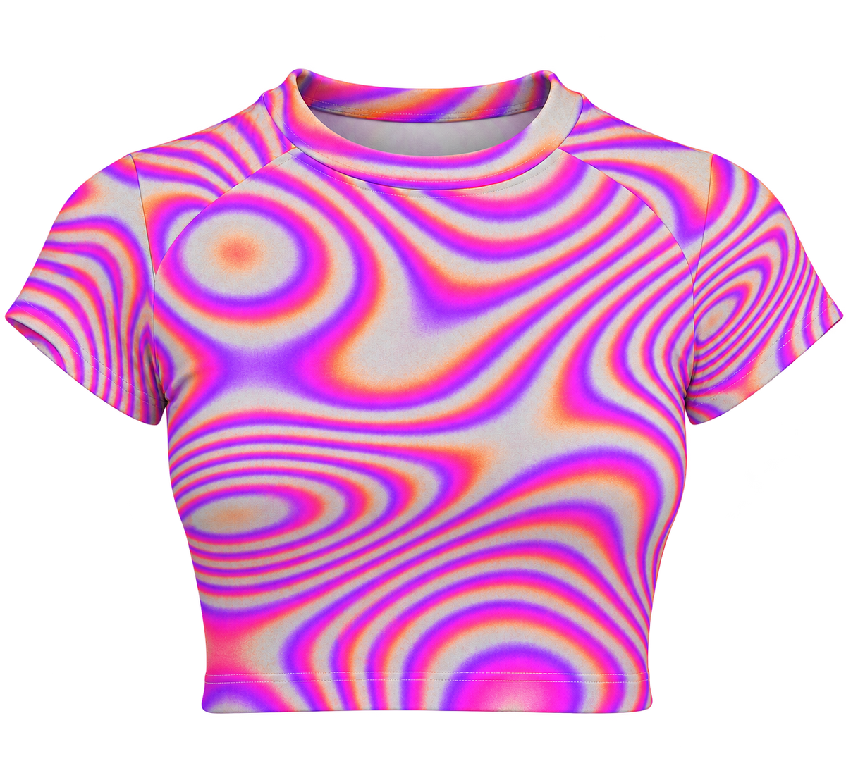 Chrome Cropped Tee
