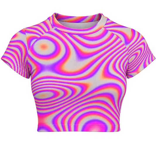 Chrome Cropped Tee