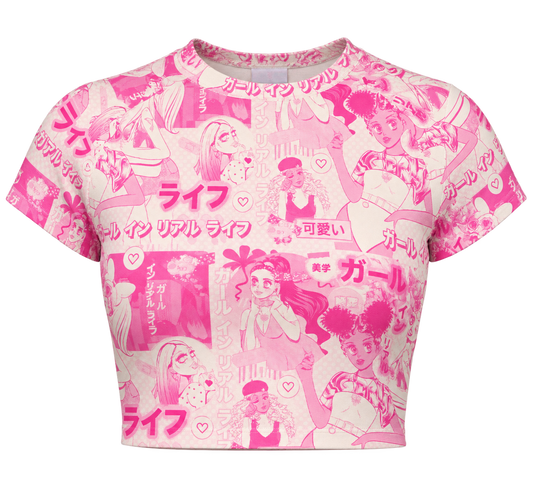 Club Kawaii Cropped Tee