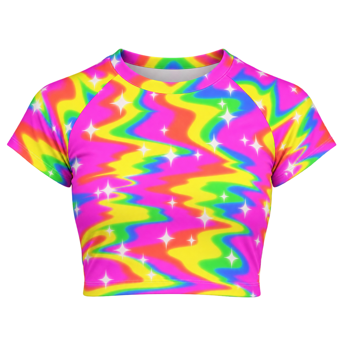 Acid Trip Cropped Tee