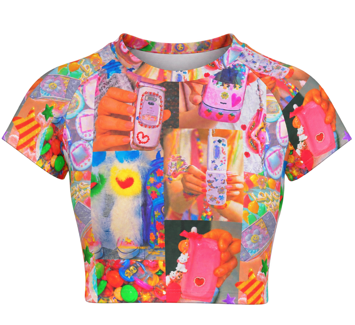 Txt Me Bby Cropped Tee