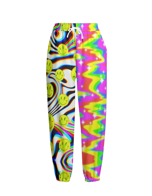 Disco Trip Knitted Cuffed Ankle Grazer Joggers