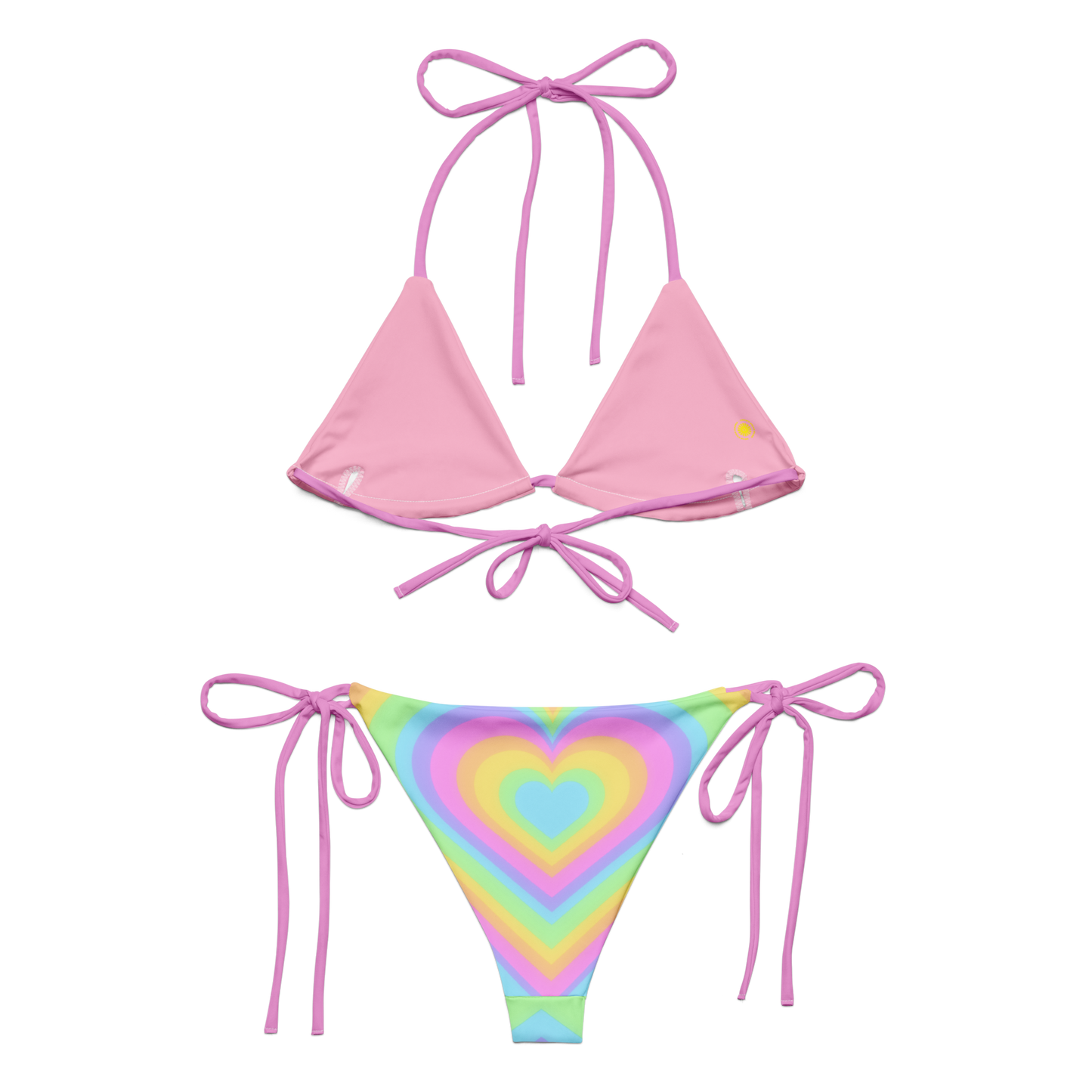 Loved Up Bikini Set (Pastel)