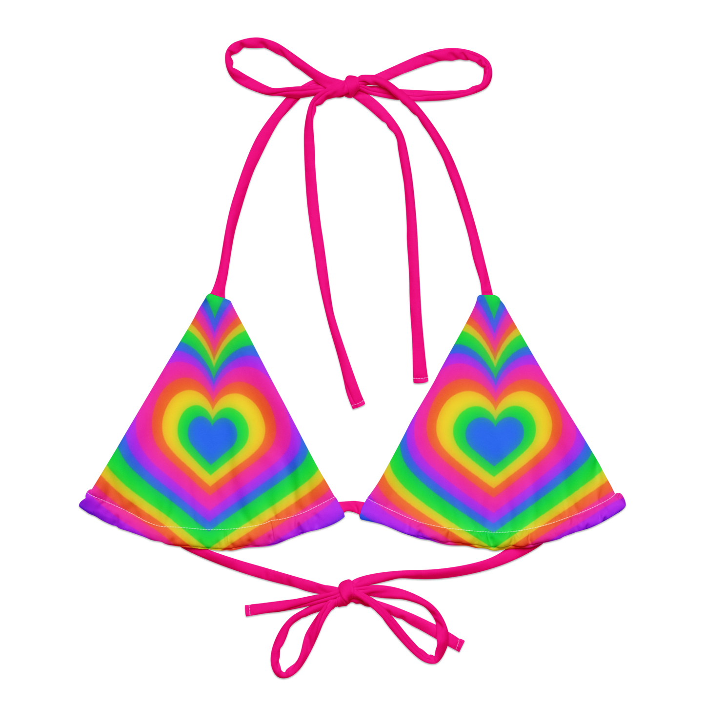 Loved Up Triangle Bikini Top
