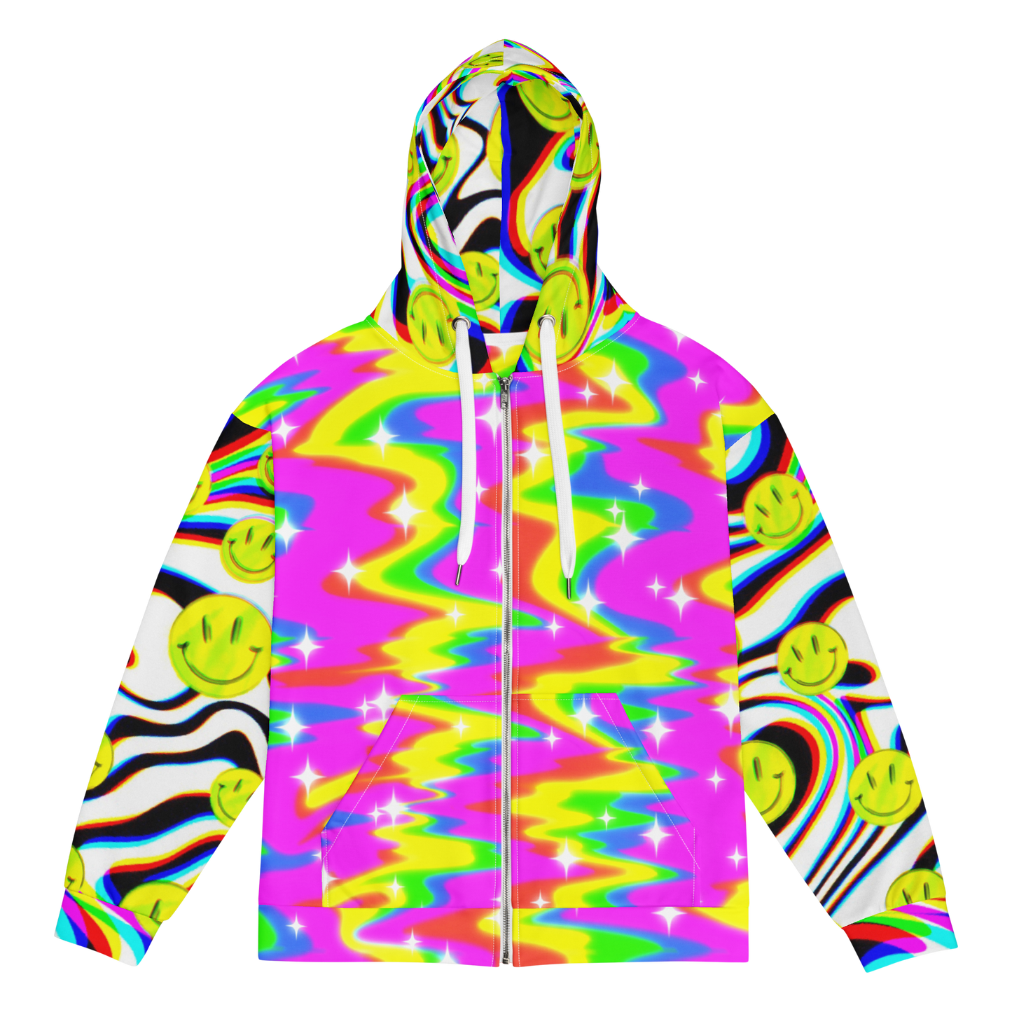 Disco Trip Zip Up Hoodie