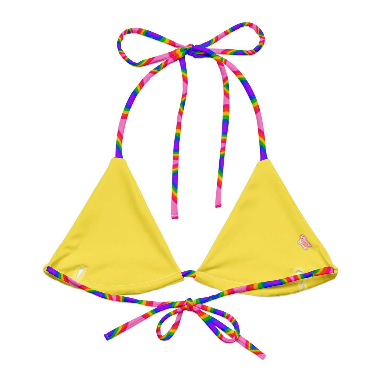 One Love Triangle Bikini Top
