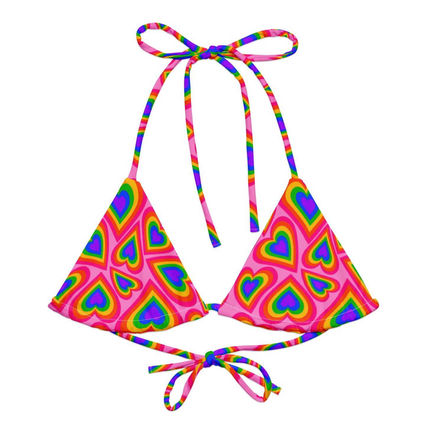 One Love Triangle Bikini Top
