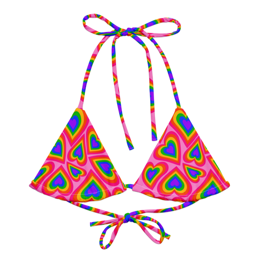 One Love Triangle Bikini Top